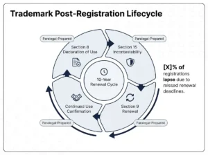 trademark-paralegal-renewal-lifecycle-diagram