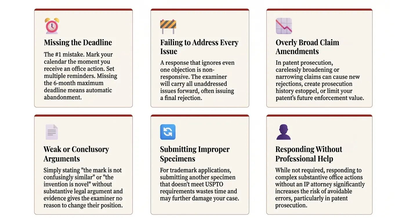 common-mistakes-to-avoid in-office-action-response