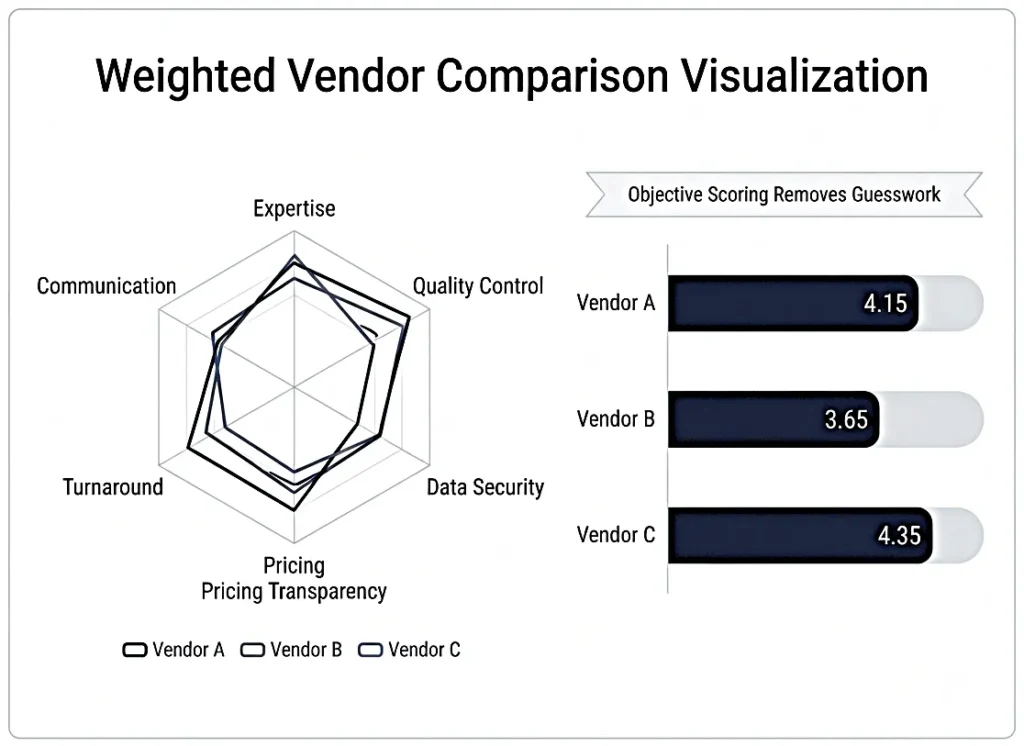 ip-outsourcing-weighted-vendor-scorecard-chart