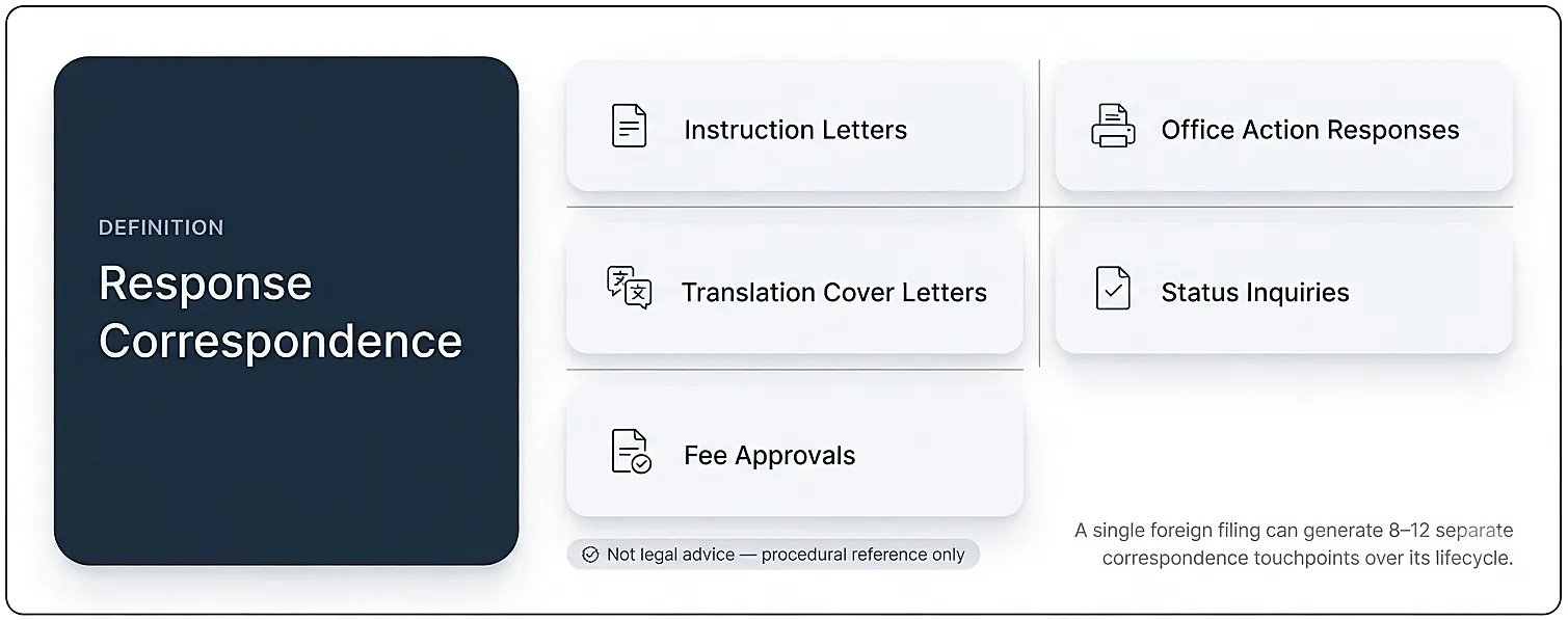 response-correspondence-definition-document-types