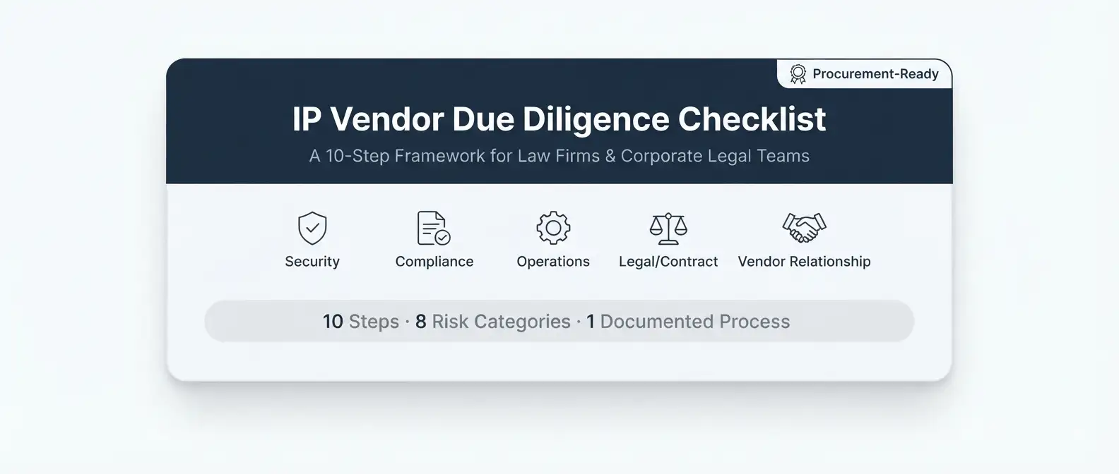 ip-vendor-due-diligence-checklist