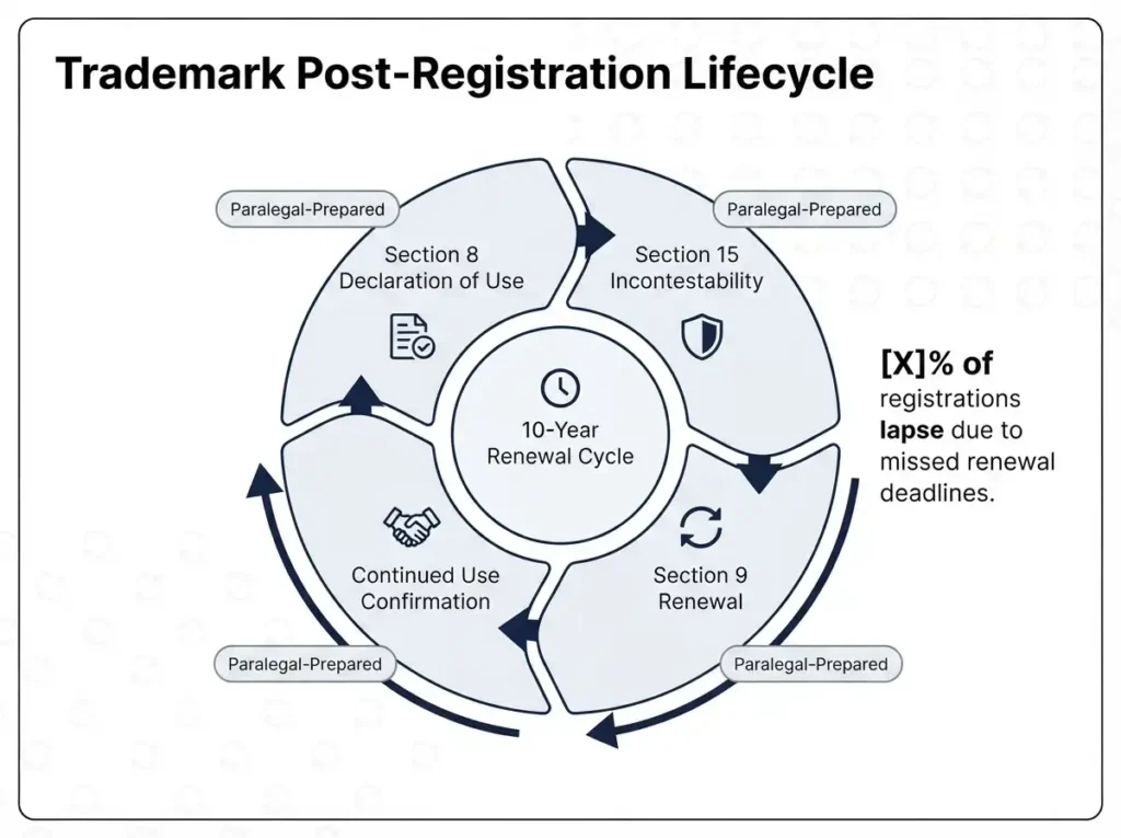 trademark-paralegal-renewal-lifecycle-diagram