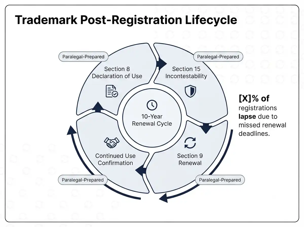 trademark-paralegal-renewal-lifecycle-diagram